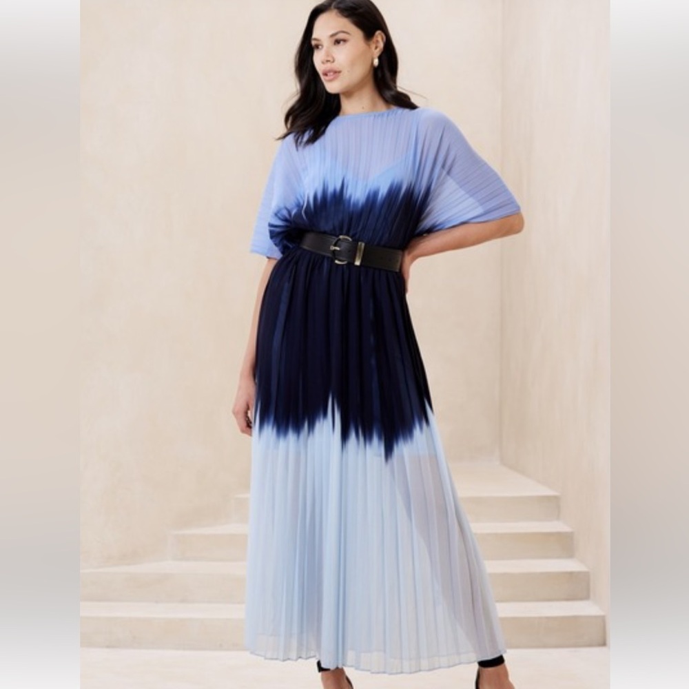 Banana Republic Blue Maxi Dress